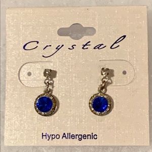 Sapphire blue earrings
